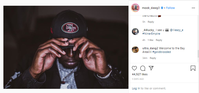 A post from San Francisco 49ers rookie Javon Kinlaw celebrating being drafted.